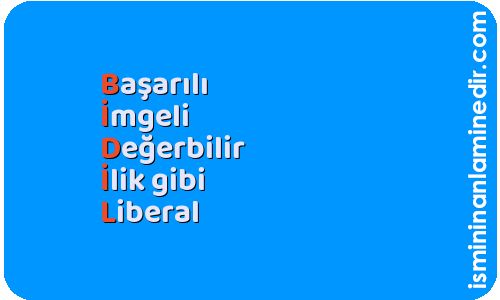 Bidil isminin anlamı