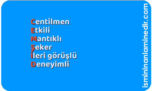 Cemşid isminin anlamı