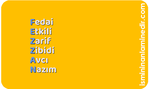 Fezzan isminin anlamı