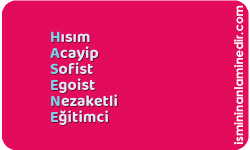 Hasene isminin anlamı