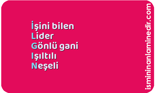 Ilgın isminin anlamı