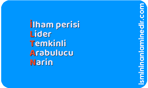 iltan isminin anlamı