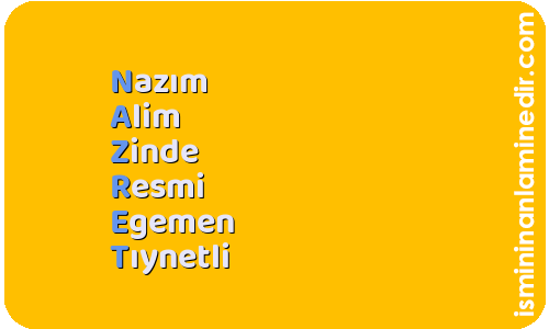 Nazret isminin anlamı