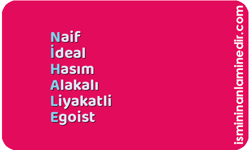 Nihale isminin anlamı