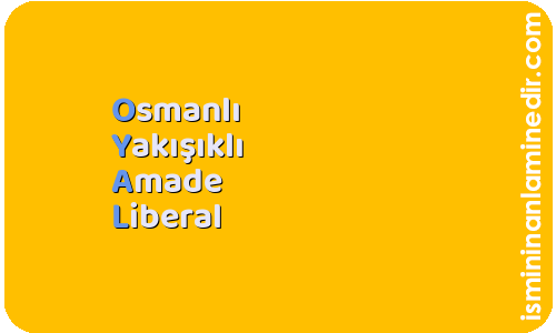 Oyal isminin anlamı